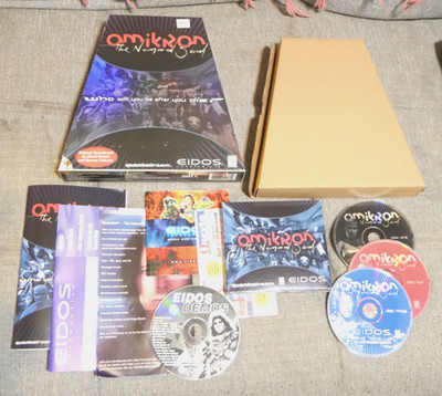Omikron Nomad Soul (1999) EIDOS Trapezoid Big Box PC Game Complete DAVID BOWIE