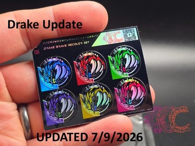 Beyblade X | BX, UX, & CX Recolor Set Stickers