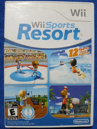 Wii Sports Resort (Nintendo Wii, 2009) CIB Complete with Manual & Inserts