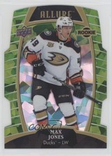 2019-20 Upper Deck Allure Rookies Green Quartz 54/99 Max Jones #72 av1