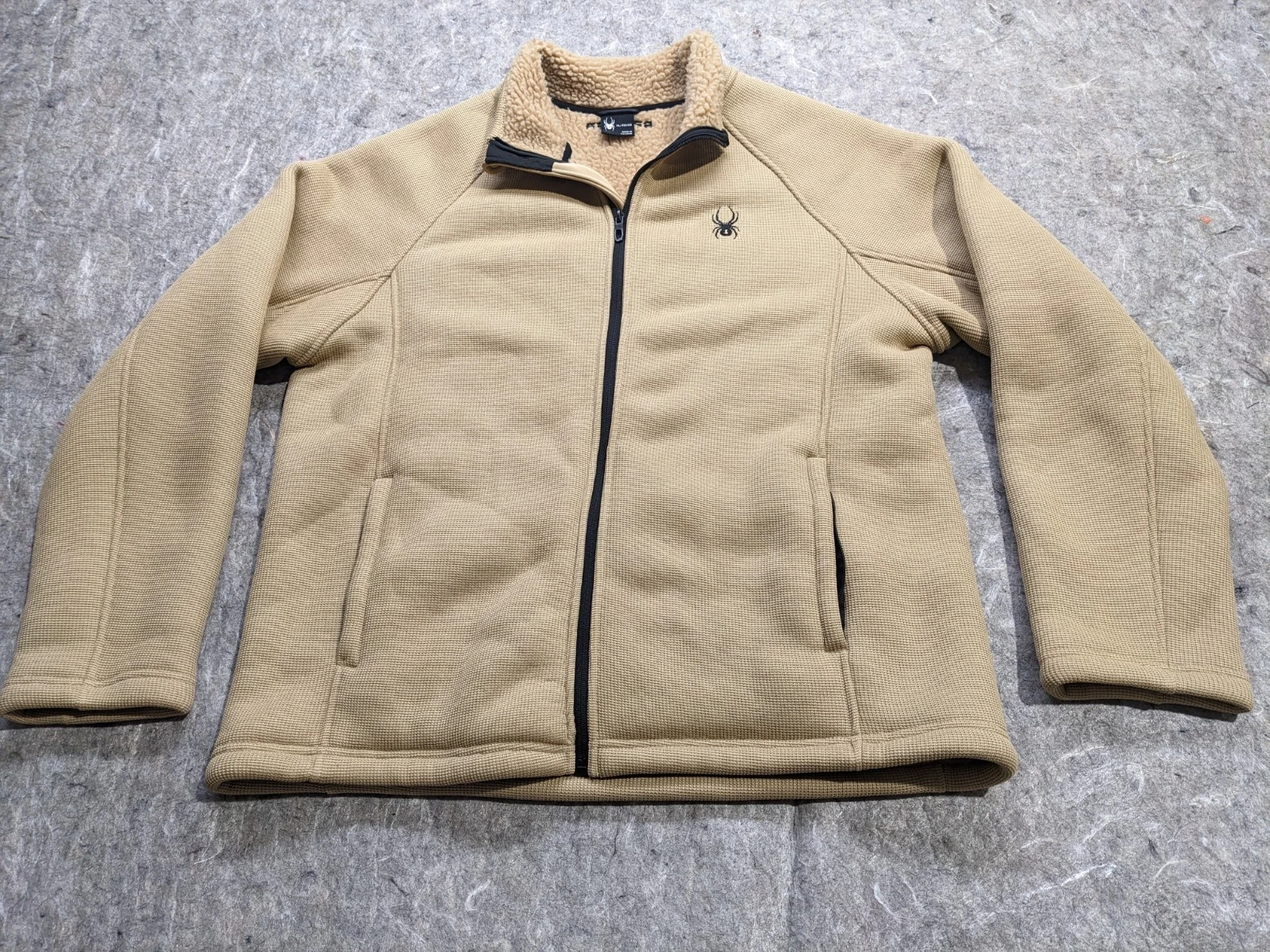 Spyder Men's Steller Full Zip Jacket Hoodie Canvas Size XL