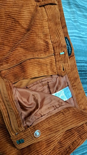 Banana Republic Corduroy Bootcut Fit Pants Burnt Orange Brown Size 18 (40x32) - Picture 5 of 6