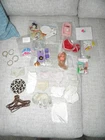 Vintage and Newer Accessories, Head with Wig, Undies, Hangers, Necklaces, More