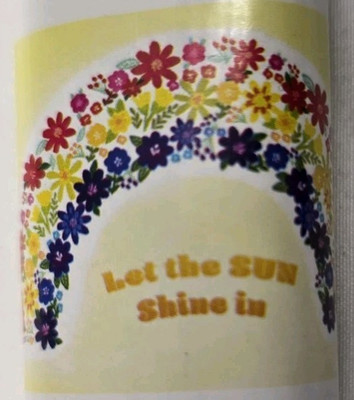 ''Let the Sun Shine In'' WALL POSTER 36'' x 24'' -New /Sealed/rolled Rainbow/flowers