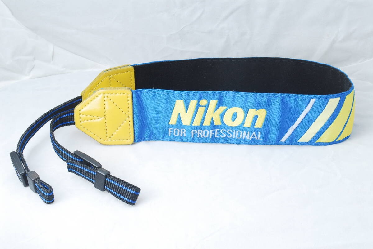 Nikon For Professional Camera Strap Blue Yellow White Near