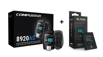 Compustar CS8920-AS BRAND NEW Car Remote starter and alarm + BLADE-AL Bypass