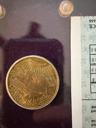 1927 $20 Double Eagle Gold Coin ANACS Certified Uncirculated Liberty Design