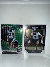 Denver Broncos Patrick Surtain Green Mosaic Rookie Card & Prizm Rookie Card. rookie card picture