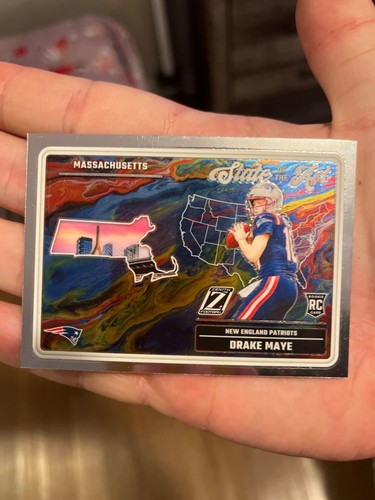 Drake Maye [Blue] #18 2024 Panini Zenith State of the Art card