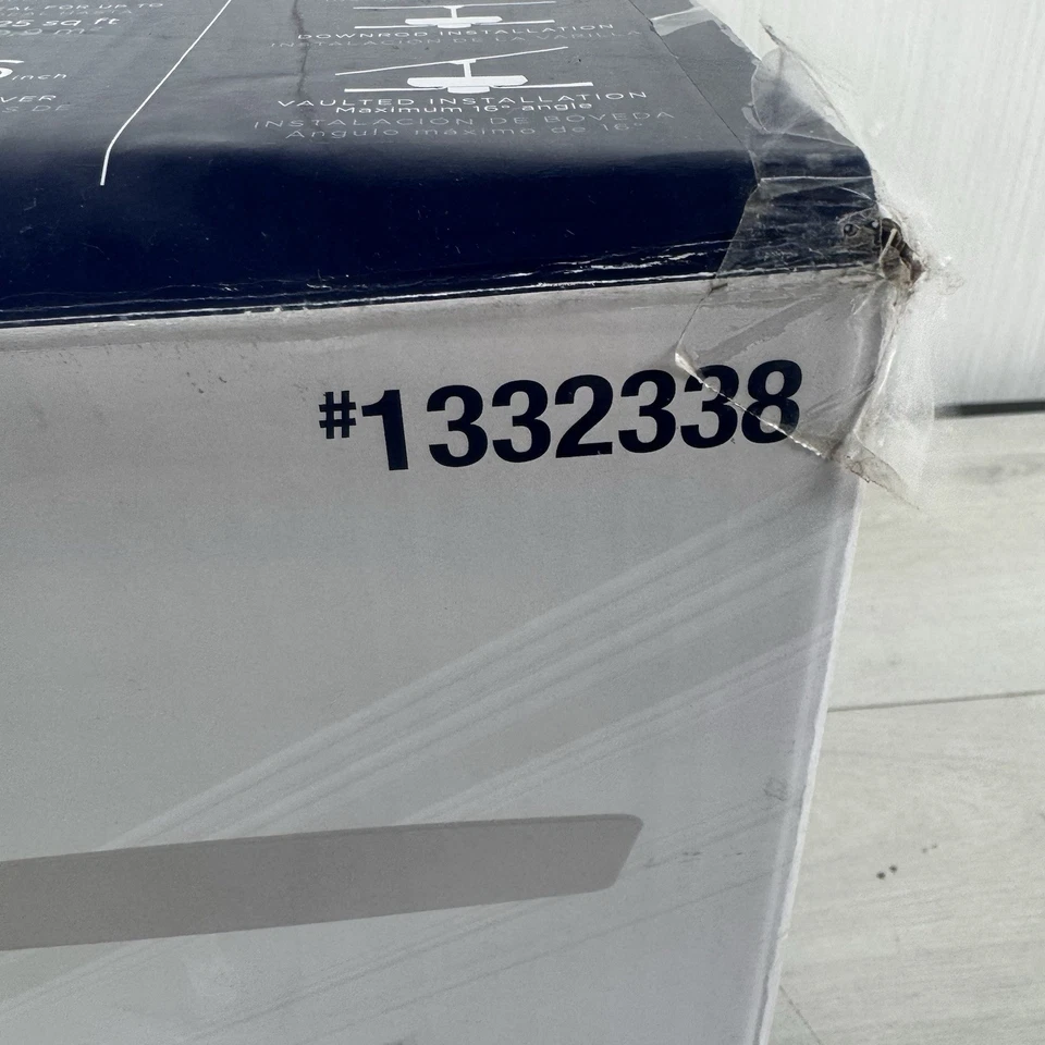 Harbor Breeze Ceiling Fan White Notus 52" 1332338 5 Reversible Blade 3 Way Mount - Image 4 of 4