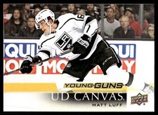 2018-19 Upper Deck UD Canvas YG Matt Luff Rookie Los Angeles Kings #C229