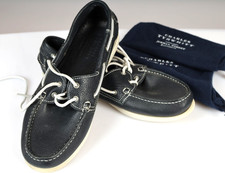 Charles Tyrwhitt Bootsschuhe marine Leder Herren Gr. 44  9,5  sehr gut