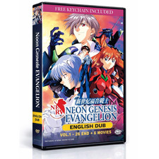 Neon Genesis Evangelion Complete Series DVD Vol.1-26  Movies Dubbed