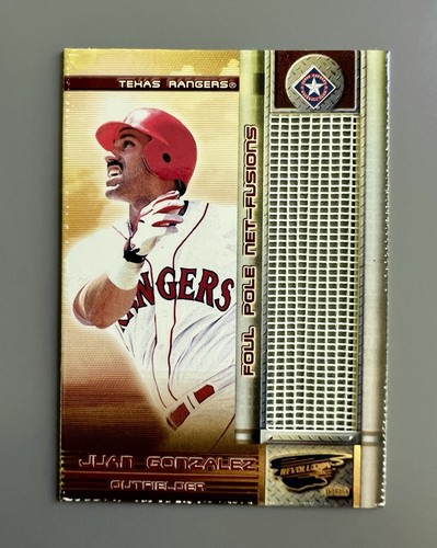 1999 Pacific Revolution Juan Gonzalez #20 card