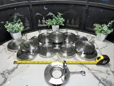 14 QTY! BULK- FLO-TEK 3” SS 316 Wafer Disc Swing Check Valve ANSI 150 Back Flow