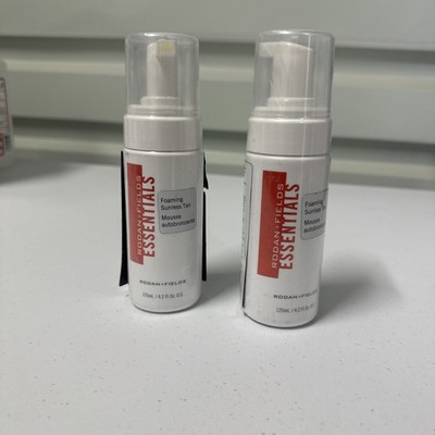 2 SEALED RODAN + FIELDS ESSENTIALS FOAMING SUNLESS TAN 4.2 OZ EACH