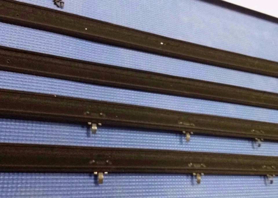 Chevrolet Nova 1974-1979 2 puertas sedán ventana fieltro pelusas kit de sello de goma en stk Foto 2 de 4