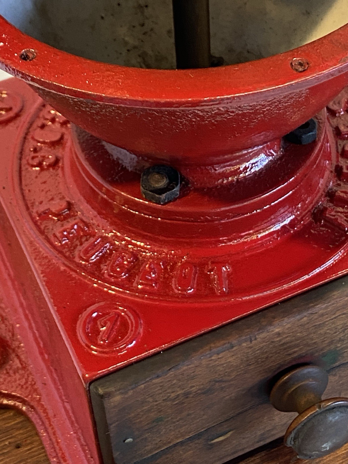 Antique Peugeot Large Coffee Grinder