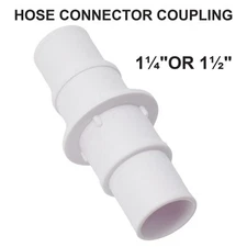 1-1/4" or 1-1/2" Hose Connector Coupling for Swimming Pool Vacuums Cleaners