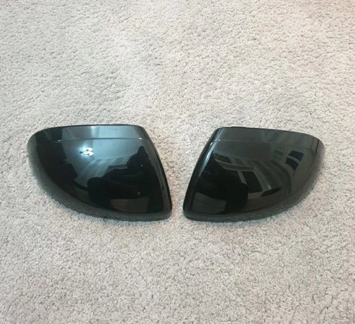 *Damaged* Mercedes Vito W447 2014+ Door Mirror Covers Cap Cases GLOSS Black Pair