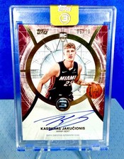 2025 Topps Three - Kasparas Jakucionis Rookie Autograph Card 06/10