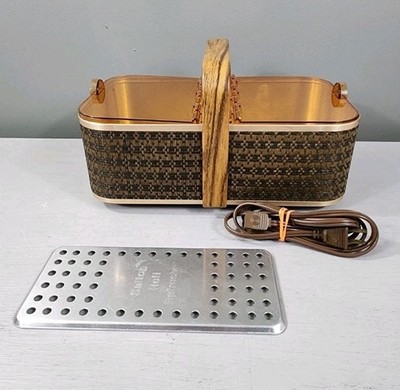 Vtg Salton Cosmopolitan Hot Basket BH-2 Electric Roll Bread Warmer WORKS