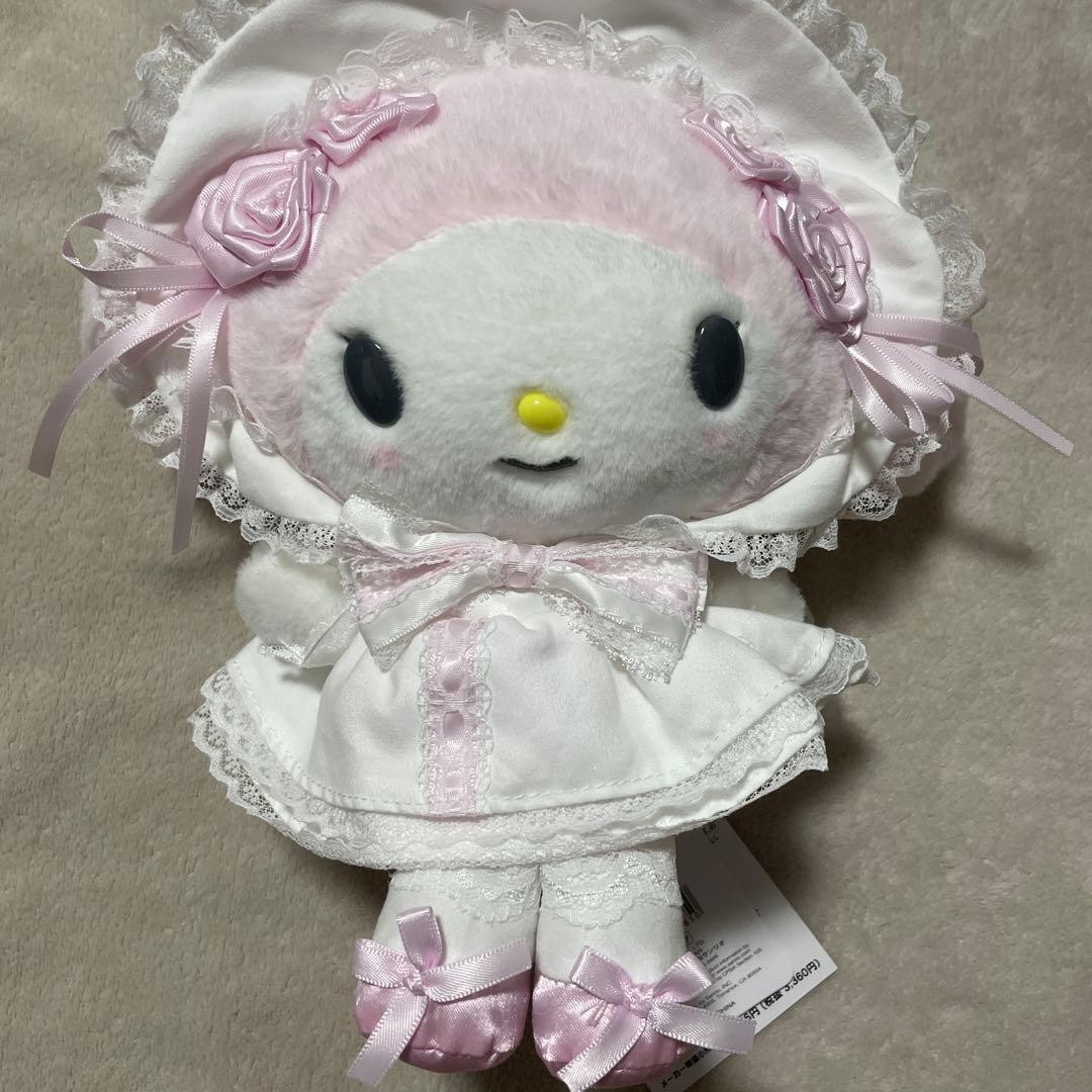 My Melody Plush Sanrio White Frill Design #edda4b
