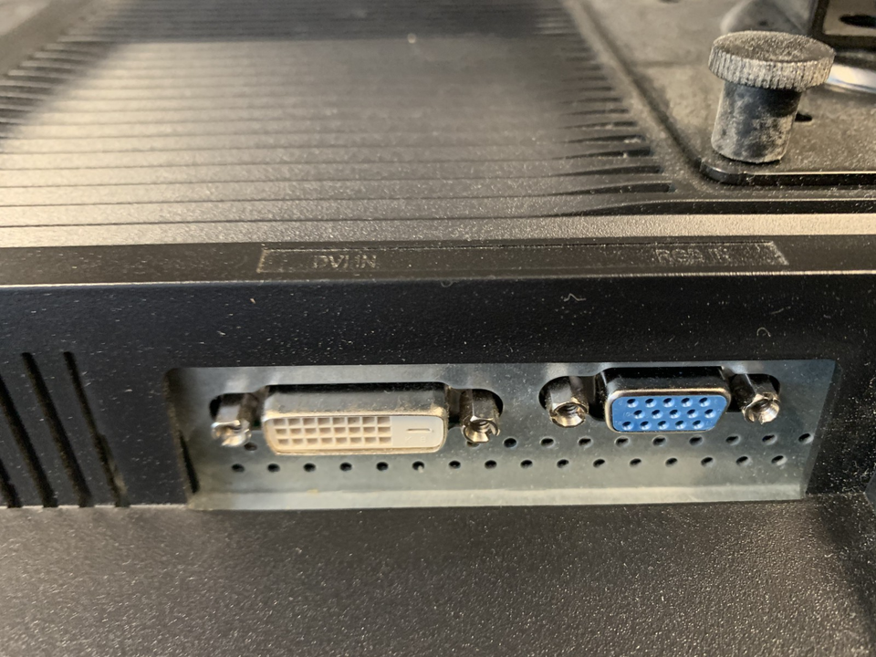 Dual monitor stand plus two monitors | eBay UK