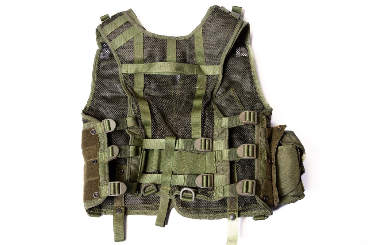 Italian Army Combat Vest Chest Rig Model 2004 OD Green | eBay
