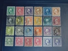 US STAMP VINTAGE WASHINGTON FRANKLIN COLLECTION ALL DIFFERENT AND SOUND