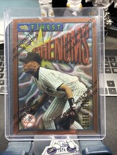 1996 Topps Finest #92 Derek Jeter Phenoms W/ Coating Yankees