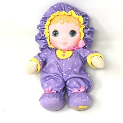 Vintage Playskool Jammie Pies Baby Doll Pittipin Purple Polka Dot Pajamas 1986