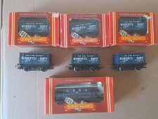 Hornby OO Gauge - R009- R719- X6 ROBERTS DAVY COKE WAGONS +1 R019 LBSC GUARDS .