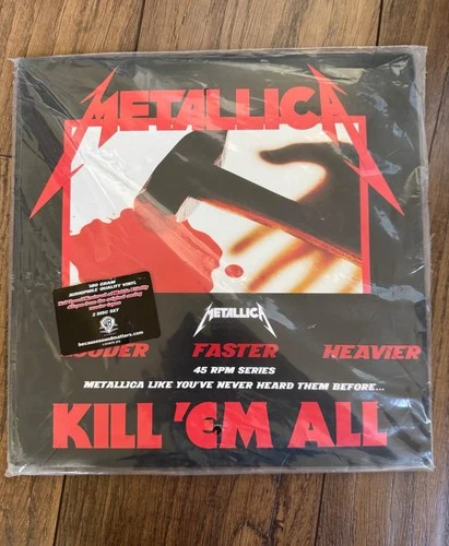 Metallica SEALED Kill 'Em All 2-Disc Set | 45 RPM | 180 g Audiophile Vinyl