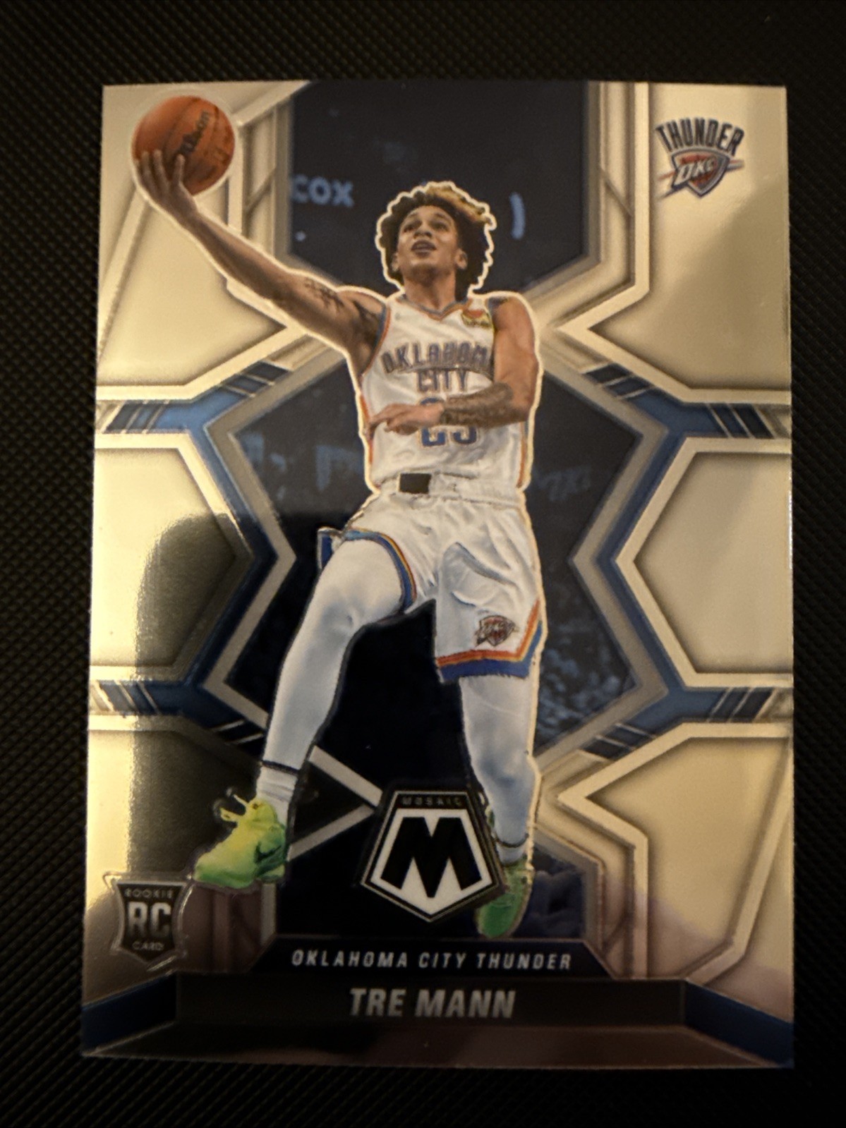 Tre Mann #212 Mosaic NBA Basketball 2021-22 Oklahoma City Thunder RC