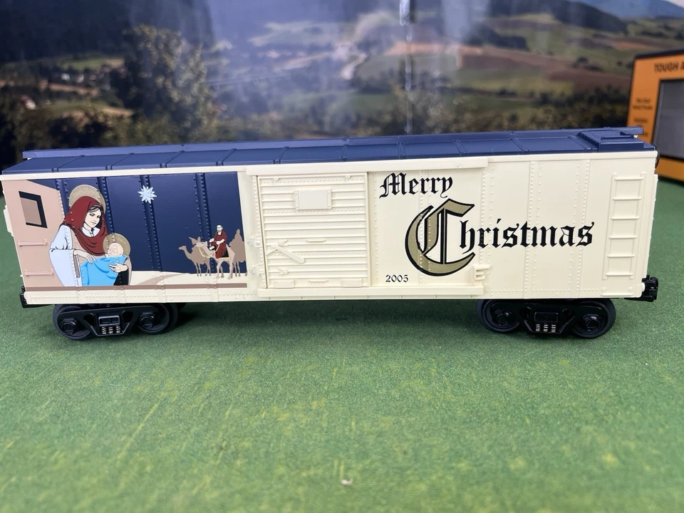MTH RAIL KING 30-74257 2005 CHRISTMAS BOXCAR "MERRY CHRISTMAS" NEW IN BOX - Image 2 of 4