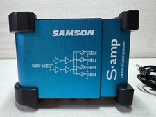 Samson S-amp Stereo Headphone Amplifier Amp with Power Cable