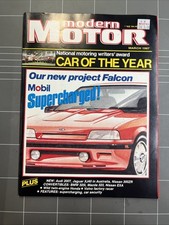 VINTAGE CAR MAGAZINE MODERN MOTOR MANCAVE MUSCLE FORD HOLDEN 1980s MOTOR FALCON
