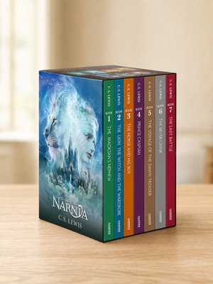 Chronicles of Narnia Complete 7 Book Box Set C.S. Lewis Paperback Kids Fantasy