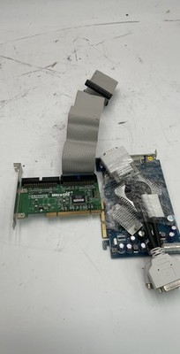 PNY GeForce 8600GT Graphics Card + DVI VGA S-Video Adapter Bundle Lot of 2