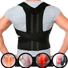 Adjustable Posture Corrector Back Support Brace Shoulder Belt for Men Women