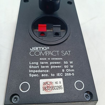 Jamo Compact SAT Wall Mount HiFi Surround Speakers Pair – Black