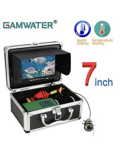 7inch LCD Underwater Fishing Camera Depth Temperature Display Fish Finder 30M