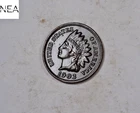 New Listing1903 Indian Head Penny Cent ~ Almost Uncirculated AU ~ Four Diamonds ~ ZI145