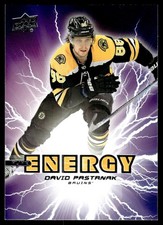 2019-20 Upper Deck Pure Energy David Pastrnak #PE-32