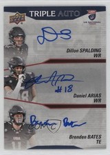 2018 USA Football Triple Achievements Dillon Spalding Brenden Bates Auto 0jd0
