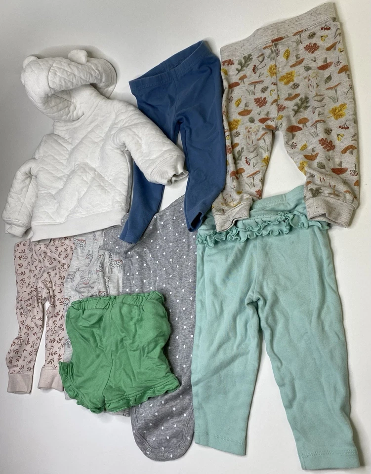 Lote fofo de 8 bebês meninas de 12 meses - Imagem 2 de 4