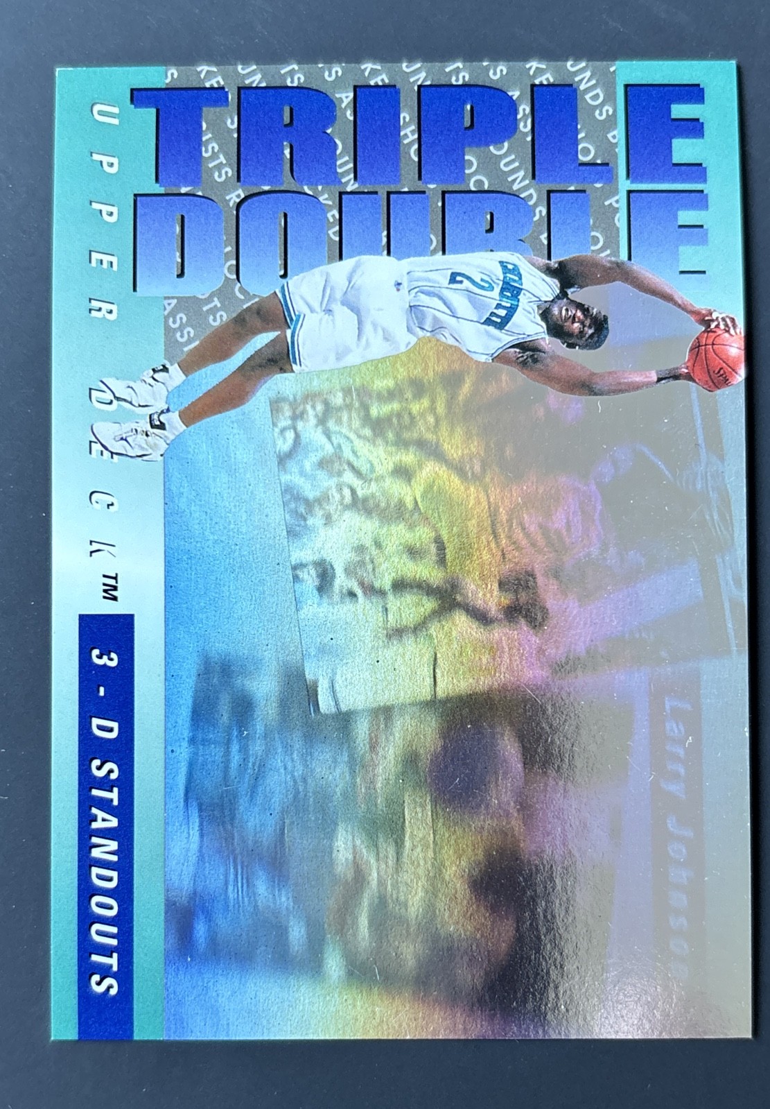 1993-94 Upper Deck - Triple Double Larry Johnson #TD7