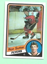 (1) RON SUTTER 1984-85 TOPPS # 122 FLYERS ROOKIE NM+ CARD (M9337). rookie card picture
