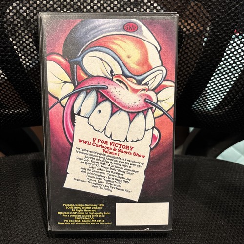 V For Victory ww2 (VHS) Cartoons & Shorts Show~Banned Animation~Rare~Oop - Picture 2 of 5